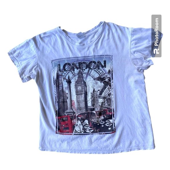 Vintage London England T Shirt Unisex Small?  Big Ben Bus Flag Souvenir … - Picture 4 of 12